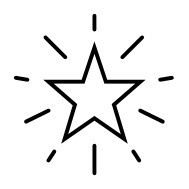 A star indicatng excellence